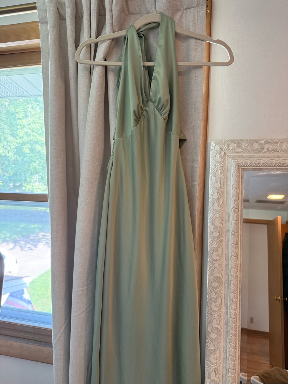 Peppermayo Sage Halter Maxi Dress